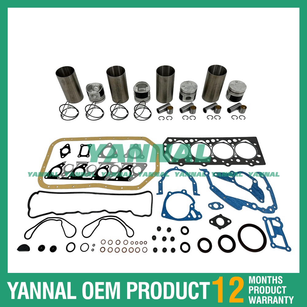 Overhaul Kit With Gasket Set For Hyundai D4BA Excavator Engine Parts