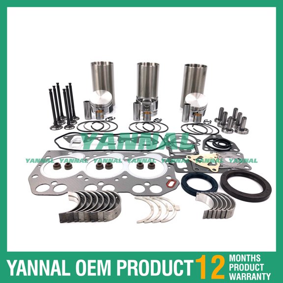 Overhaul Rebuild Kit For Yanmar 3TNA68 Komastu 3D68 Engine