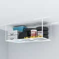 Overhead Adjustable Heavy Duty Metal Garage Ceiling Storage Shelves