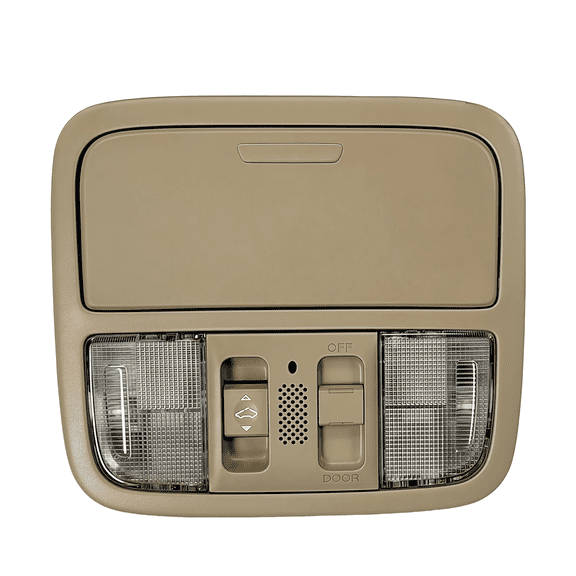 Overhead Console For CRV CR-V 2007 2008 2009 2010 2011, Map Reading Light With Sunroof Switch,Interior Ceiling Roof Reading Dome-Khaki