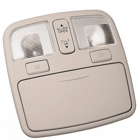 Overhead Console For Hyundai Sonata, Genuine OEM 92810-3K001X6, Interior Ceiling Roof Reading Dome, Map Reading Light With Sunroof Switch-Beige Hyundai Sonata
