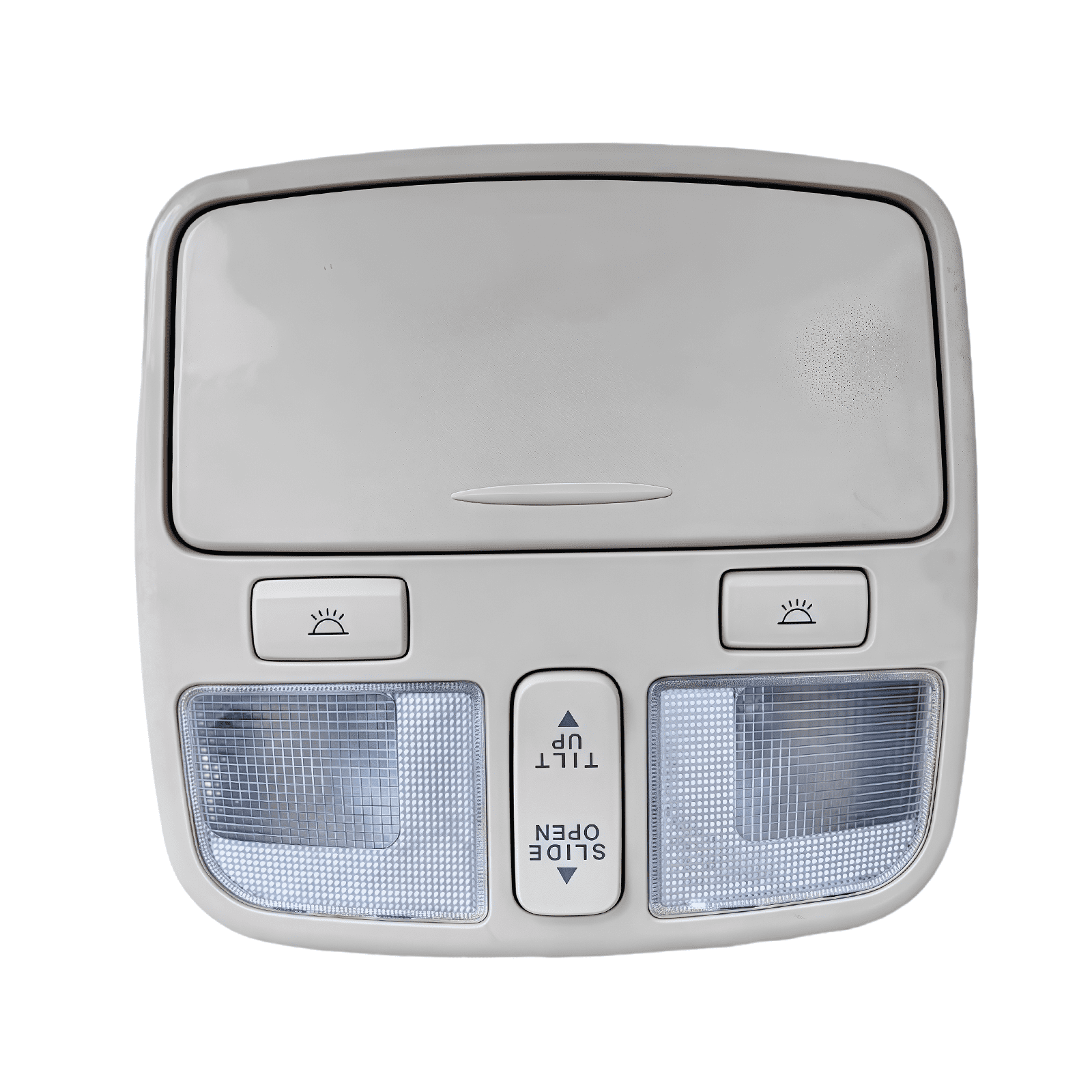 Overhead Console For Hyundai Sonata, Genuine OEM 92810-3K001X6, Interior Ceiling Roof Reading Dome, Map Reading Light With Sunroof Switch-Gray Hyundai Sonata