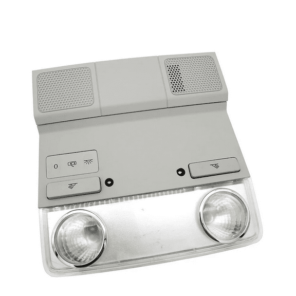 Overhead Console Map Reading Light Lamp For Volkswagen Golf6 MK6/Jetta MK5 Passat B6 2008 2009 2010, Front Reading Lamp Dome Ceiling Light-gray