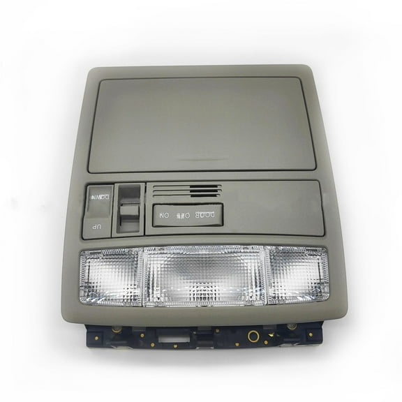 Overhead Console With Sunroof Switch For Toyota Camry 2007-2011, Interior Overhead Console Map Lamp Dome Reading Light With Glasses Storage Replaces 63650-33221E0 -creamywhite