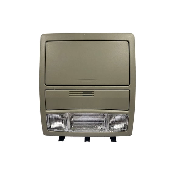 Overhead Console For Toyota Camry 2007-2011, Sunroof Switch Console With Storage Box, Overhead Dome Console Map Reading Light, Replacement OEM 63650-33371E0-beige