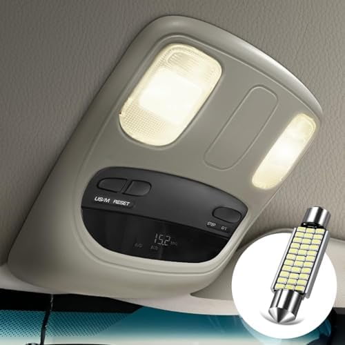 Overhead Console for Dodge Ram 1500 2500 3500 (2002-2010), Dome Light for Dodge Ram 1DK78BD1AA 1DK78TL2AA, Comes with LED Lights, Beige