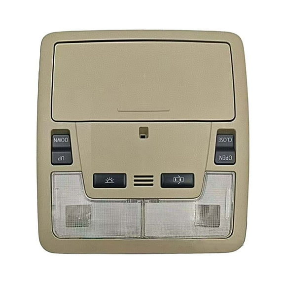 Overhead Consoles Compatible With Toyota Camry 2012-2017,Overhead Dome Light Console Storage, Roof Console With Light,OEM:1D111-161G-Gray