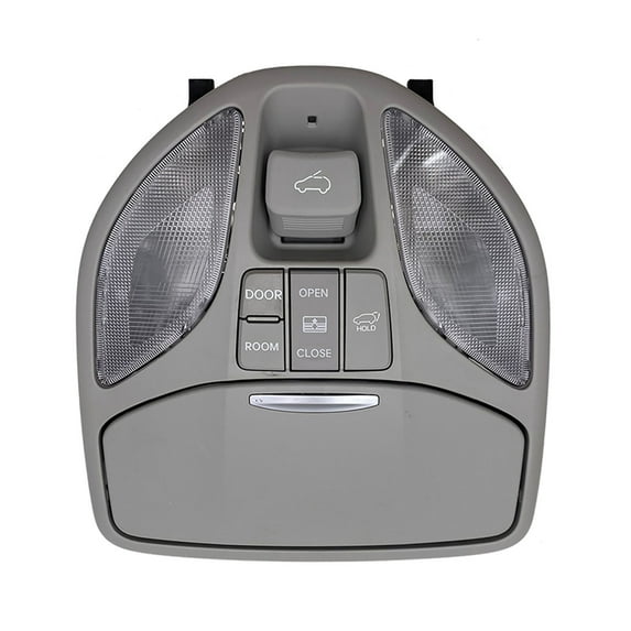 Overhead Dome Console with Map Reading Light Sunroof Switches Storage Box for Hyundai Santafe DM IX45, Auto Parts OEM: 92800-B8100OM-light grey