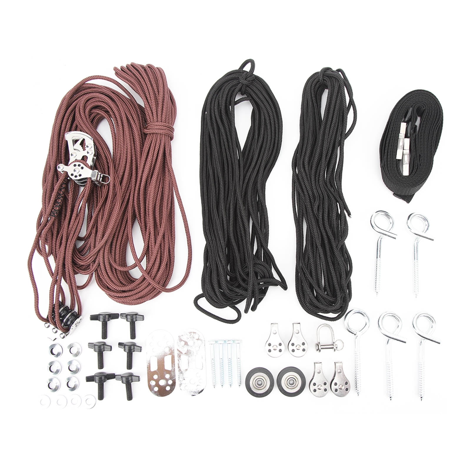 Overhead Garage Storage Hoist for Jeep 7803. 45 to 145lbs 10 Ft Cargo Box Ceiling Pulley System for Boats Pickup Trucks Walmart