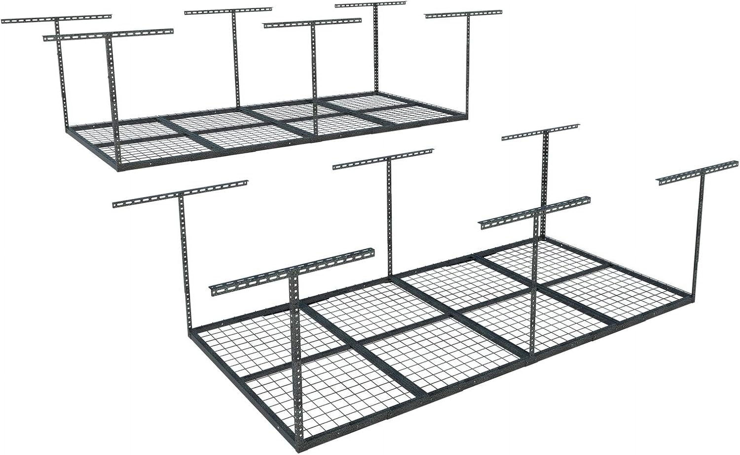 Overhead Garage Storage Rack Adjustable Organization System Heavy-Duty ...