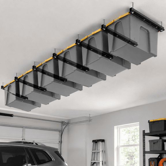 Overhead Garage Storage Rack, Heavy Duty Ceiling Storage Rack