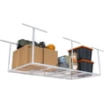 thumbnail image 1 of Overhead Garage Storage Rack, Heavy-Duty Metal Garage Ceiling Storage Rack, Adjustable Ceiling Drop-Down, 400 lb. Loading Weight Capacity, 1 of 9