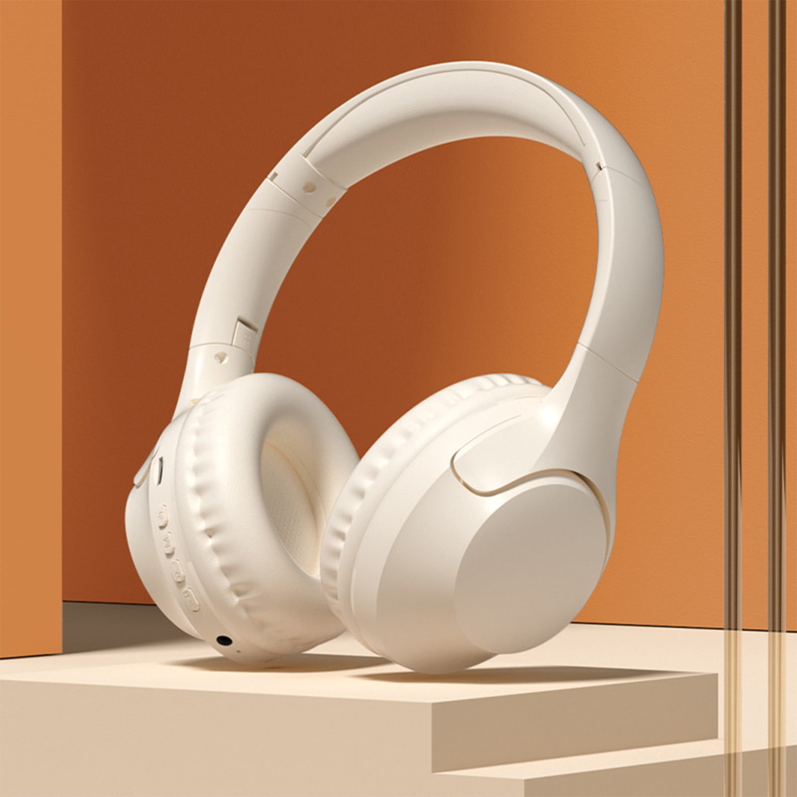 Bluetooth Headset, Head-Mounted Wireless Bluetooth Headphones Support FM Radio Foldable Retractable Noise-Cancelling Stereo Sport Earphone for Smartph ZToonmas Bluetooth Headphones Over Ear Universal Head-Mounted