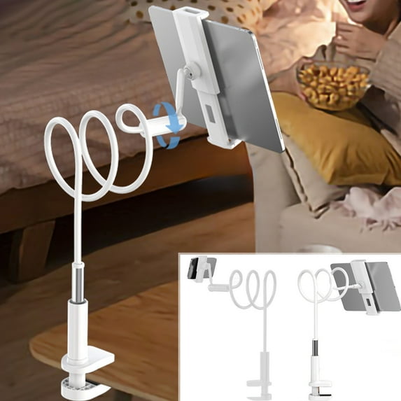 Overhead Phone Holder under $5! CQCYD Overhead Cell Phone and Tablet Bracket, 90cm Adjustable Cantilever Arm with 360 Rotation, Stable Mount for Video Recording and Live Streaming