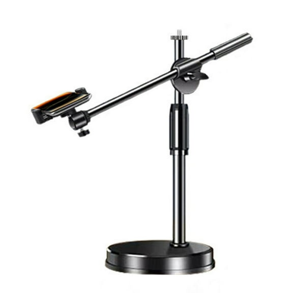 Overhead Phone Mount, Flexible Desk Camera Mount,Desktop Cellphone Bracket for Video Shootings Photography