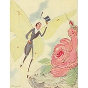 Overheard in a Garden 1900 Canvas Art - Oliver Herford 24 x 36
