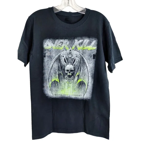 Overkill White Devil Armory Tee Shirt Classic Black Unisex S-5XL 1V0105