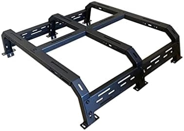 Overland AXIS Universal 12" Truck Bed Rack - Adjustable For 5-6 Ft Beds, Holds 750 Lbs, For Roof Top Tents & Gear
