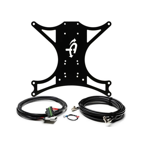 Twin Compressor Mount & Connection Kit - JK Under Seat for ARB & EGOI II Dual Air Twin Compressor - Black