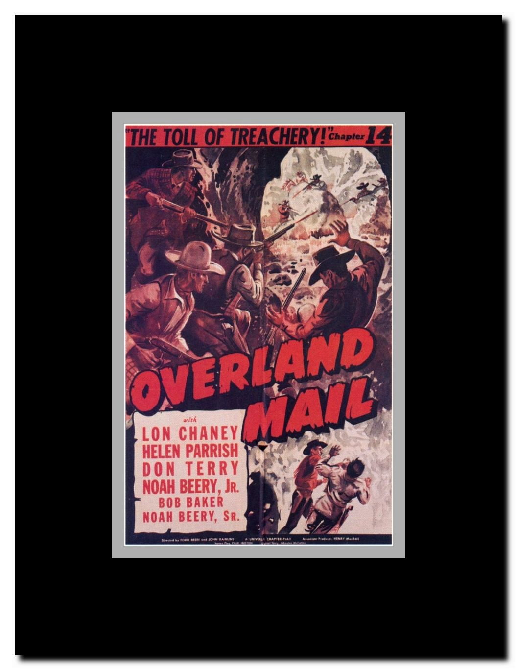 Overland Mail Framed Movie Poster
