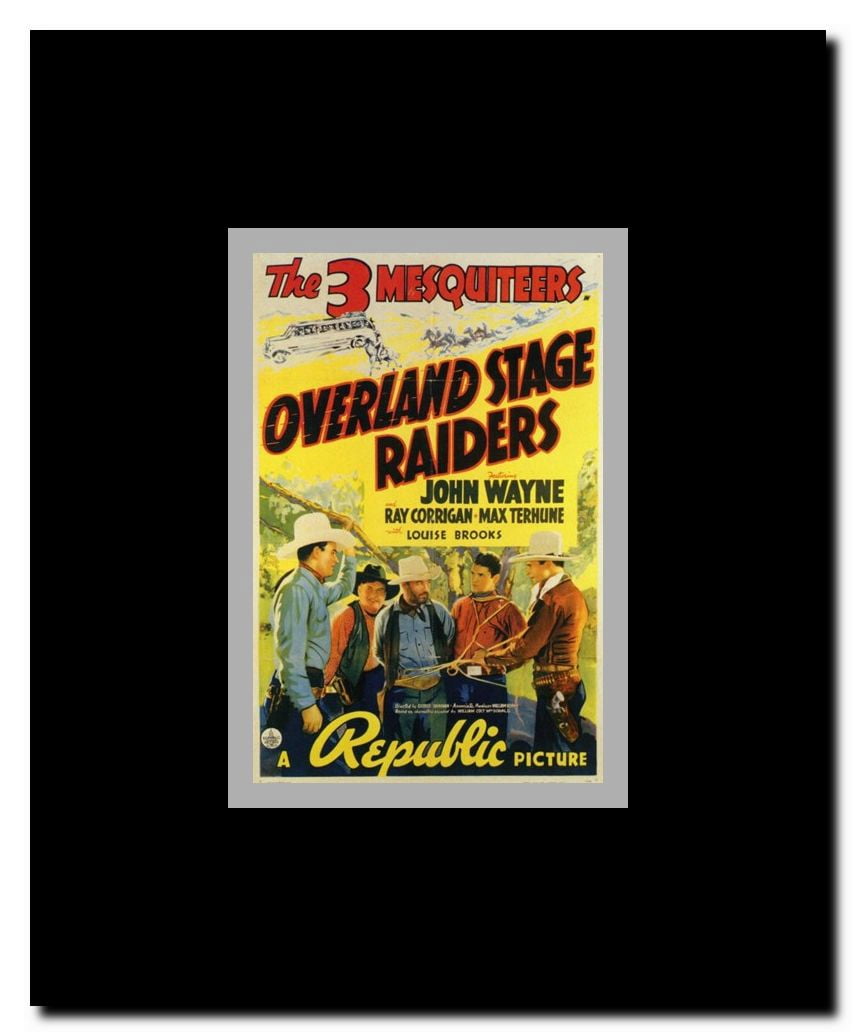 Overland Stage Raiders Framed Movie Poster