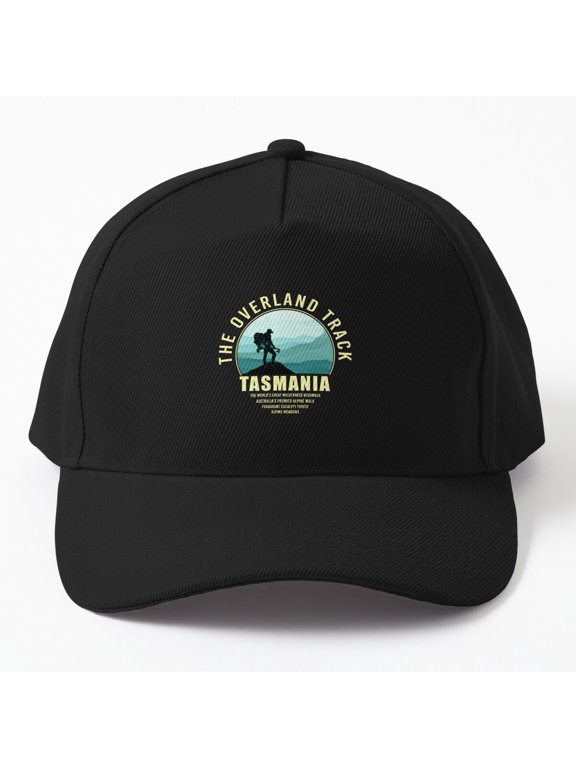 Overland Track Tasmania Baseball Cap, Scenic Travel Adventure, Outdoor Hat Style