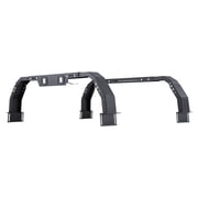 Overland Truck Bed Rack with LED Warning Lights Adjustable 55.1 64.6 in Width and 14.4 17.3 in Height Fits Silverado 1500, Ram 1500, F150, Tundra, Ranger, Gladiator, Maverick, Canyon, Colorado
