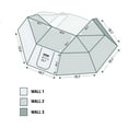 thumbnail image 1 of Overland Vehicle Systems Nomadic 270 Awning Wall 3 Car Weather Protection, 1 of 2