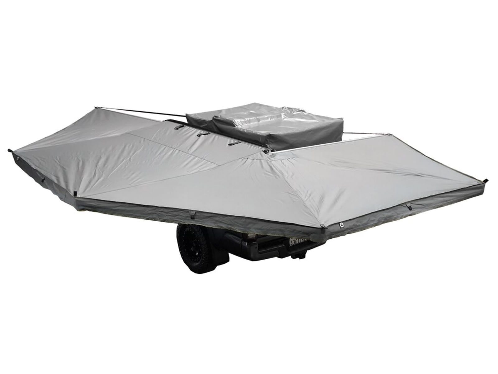 Overland Vehicle Systems Nomadic 270 LT Sonnensegel – Freistehend, 80 M², Für Fahrerseite (dunkelgrau/schwarz)
