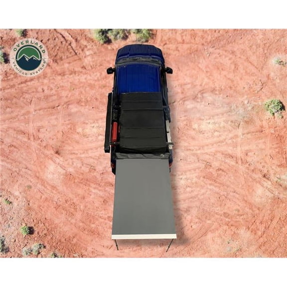 Overland Vehicle Systems & Up Down Air UDA18039909 4.5 ft. Nomadic Awning 1.3 with Black Cover