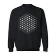 thumbnail image 1 of Overlapping Circles Grid  Sweatshirt Men -Image by Shutterstock, Male Medium, 1 of 4