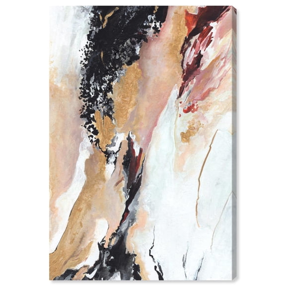 Overlay Abstract Canvas Modern Boho Abstract by Art Remedy, Gallery Wrapped, 10 x 15