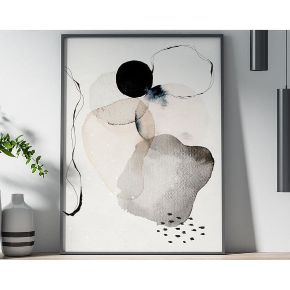 Overlay Poster, Poster, Poster Print, Wall Decor, Overlay, Abstract Art, Minimalist Design, Contemporary Art, Geometric Shapes Wall Art, Modern Wall Decor, 16x24 UNFRAMED