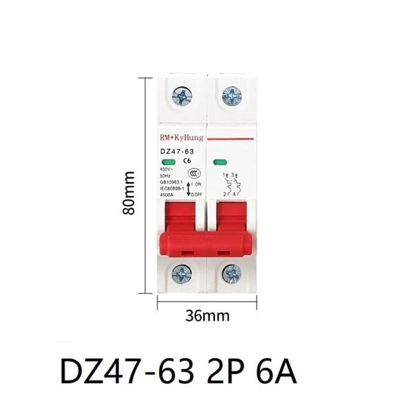 Overload And Short Circuit Protection Circuit Breaker For Various Fields