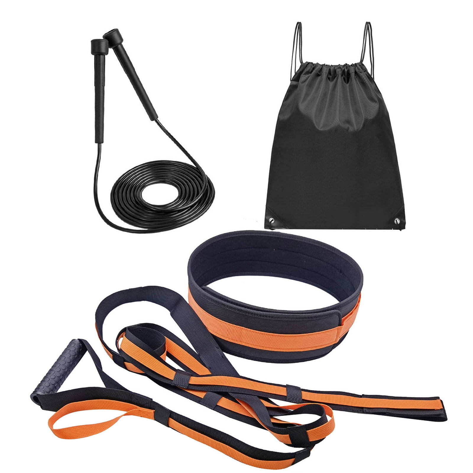 Overload Running Resistance Harness Resistance with Jump Rope & Storage Bag for Sprints Football Basketball Soccer