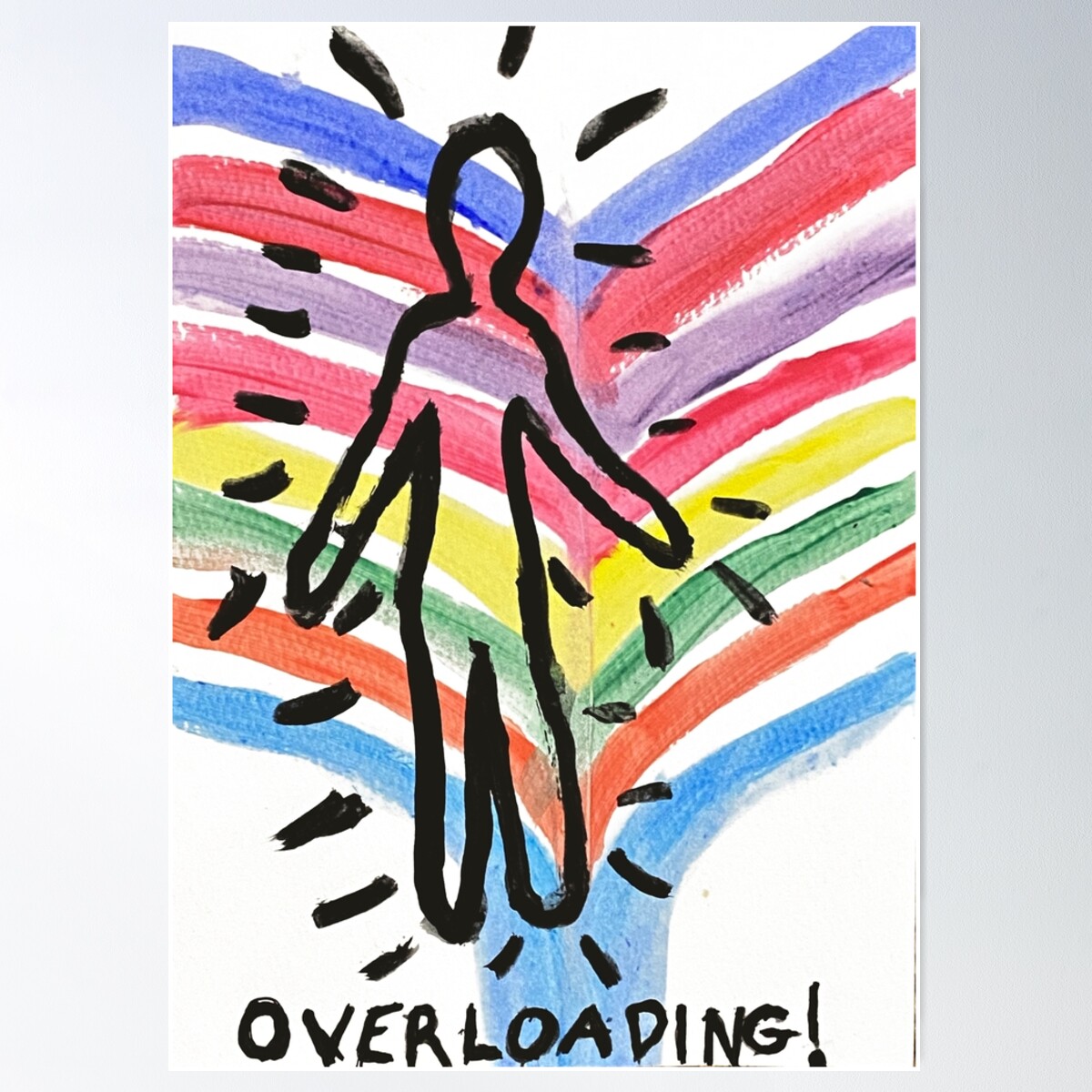 Overloading! Poster Wall Art, Modern Wall Decor For Living Room Bedroom ...