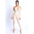 thumbnail image 1 of Overlock Detailed Cross Halter Keyhole Neck Off Shoulder Set, 1 of 5