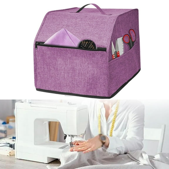 Overlock Sewing Machine Cover with Storage Pockets Overlock Machine Protection