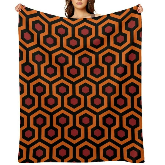 Overlook Hotel Carpet The Shining Pattern The Full Collection of Flannel Blanket Lightweight Cozy Bed Blankets Soft Throw Blanket Fit Couch Sofa for Kids Adults 40"×50"