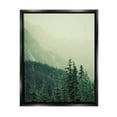 thumbnail image 1 of Overlooking Mountains Nature Landscape Photograph Jet Black Framed Art Print Wall Art, 1 of 6