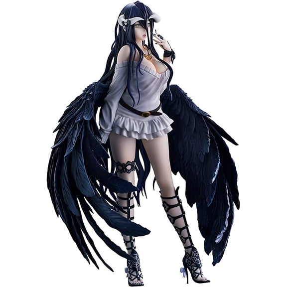 Overlord: Albedo 1:6 Scale Figure by oibvuyw So-Bin.Anime Figure Albedo PVC Action Figure Toys Overlord Statue Collection Model Doll Desktop Figures Gift