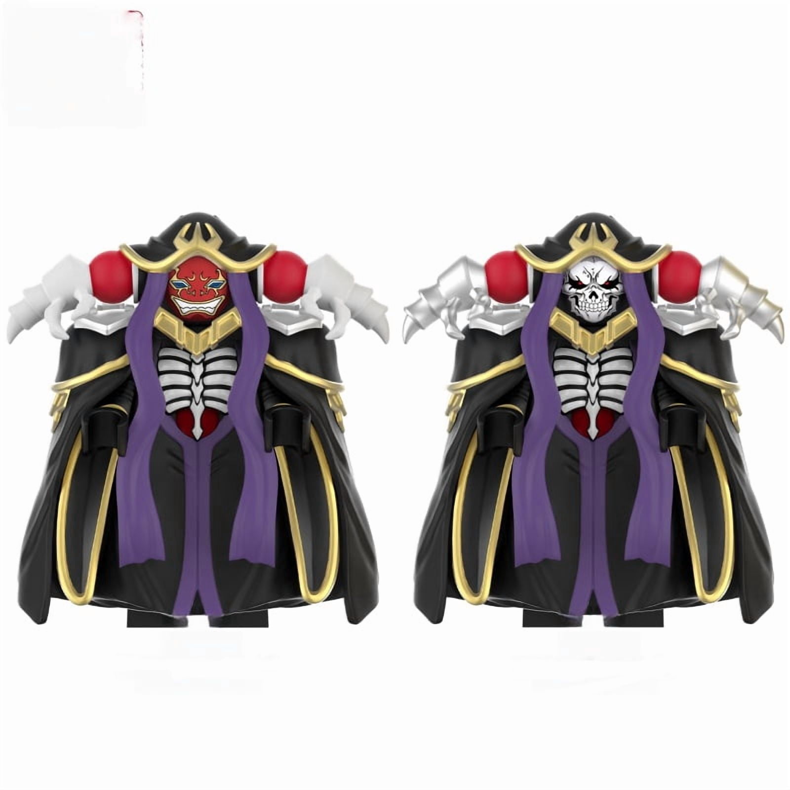 Overlord Reds Overlord Custom Action Figure with Red Mask Black Cloak Gold Trim ...