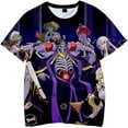 thumbnail image 1 of Overlord Merch T-shirt Unisex Fashion 3D Anime Print Top Casual Round Neck Short Sleeve Tee, 1 of 2