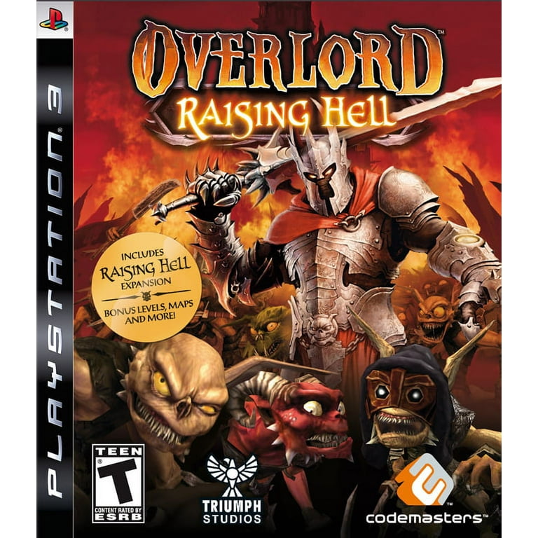 Overlord Raising Hell PS3 Video Game - Action & Adventure with