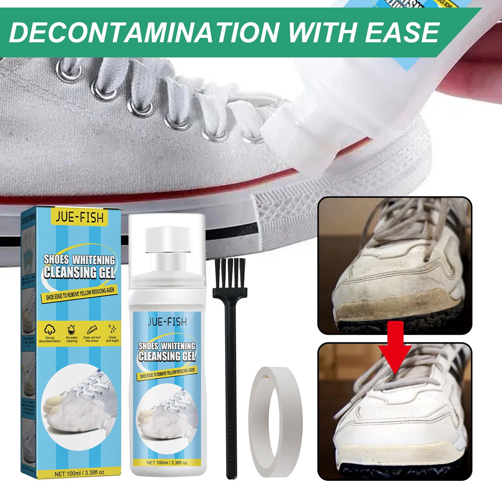 Overnight Dissolve Grease Oil Stain Remover Shoes Cleansing Cleaner