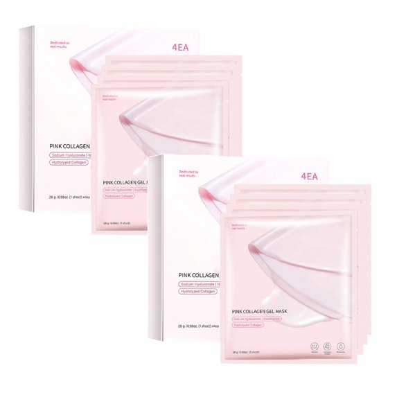 Overnight Elasticity Face Mask Deep Hydration for Glass Skin Repair and 3-Day Moisturizing 80ml (28gx4ea) 2 Box