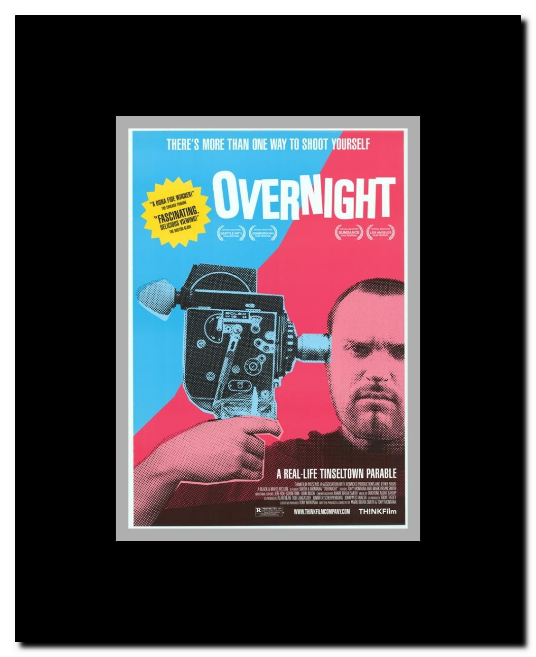 Overnight Framed Movie Poster