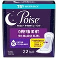 thumbnail image 1 of Overnight Incontinence Pads for Women - Ultimate Extra Coverage - 8 Drop - Extra Coverage - 22ct, 1 of 7