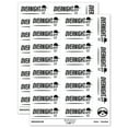 thumbnail image 1 of Overnight Mail Service Expedited Running Person Sticker Set - White - Gloss Finish - 2.00" Large, 1 of 7