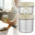 thumbnail image 1 of Overnight Oats Containers with Lids, Leak-Proof Glass Food Storage Container, 2-Layer Portable Breakfast Cup, Dishwasher Safe Container for Overnight Oats Yogurt Salad & Outdoor Use, 30 oz/880ml, 1 of 9